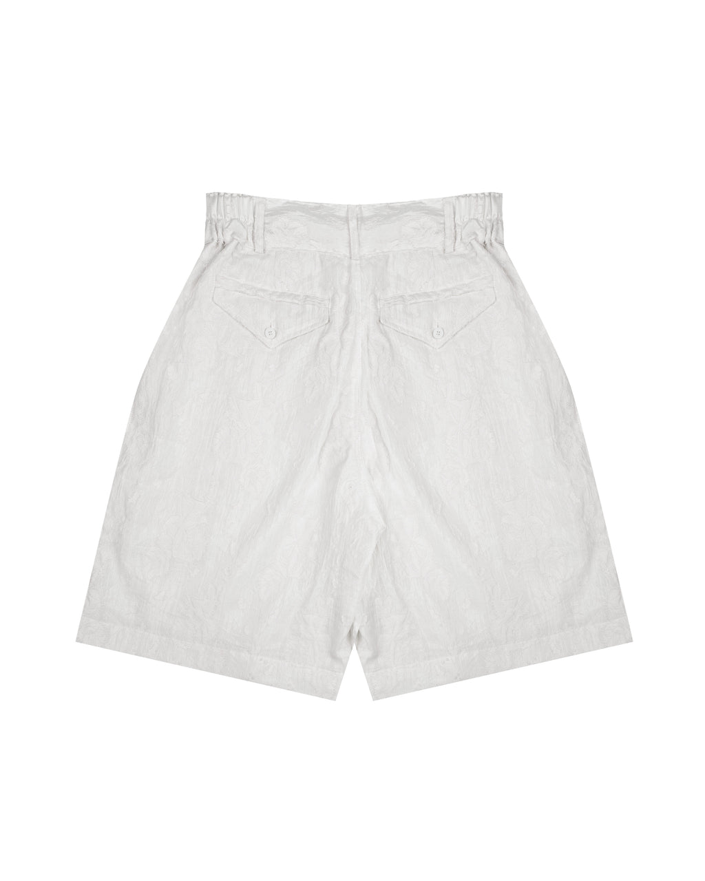 Organza Jorts in White