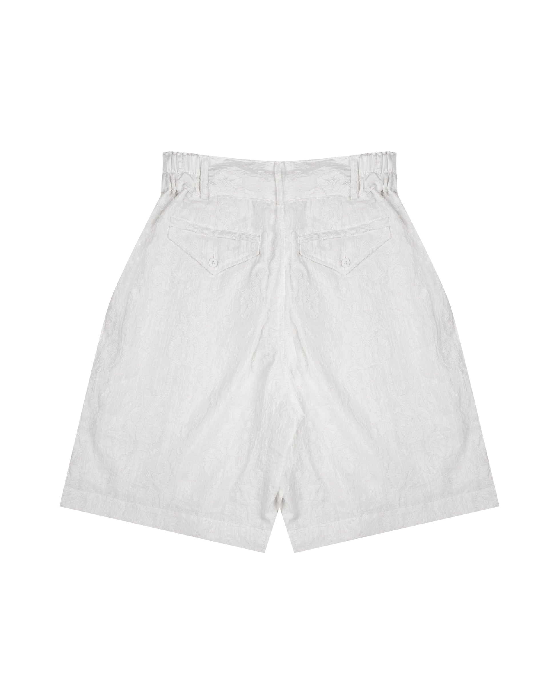 Organza Jorts in White