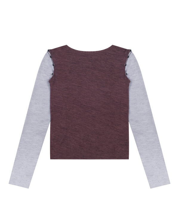 2-in-1 Detachable Sleeve Top