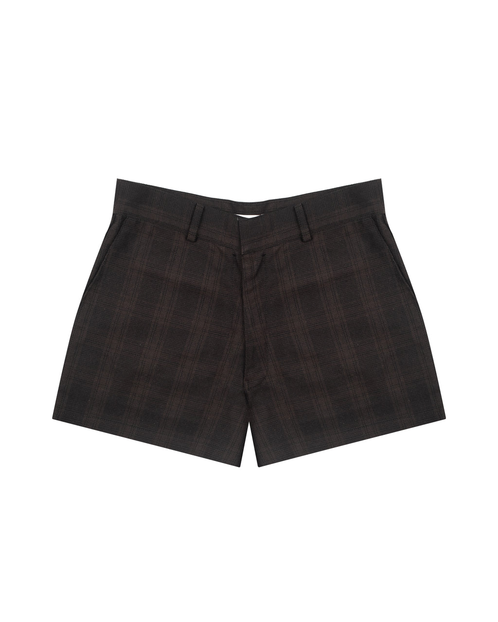 Subtle Tartan Micro Shorts