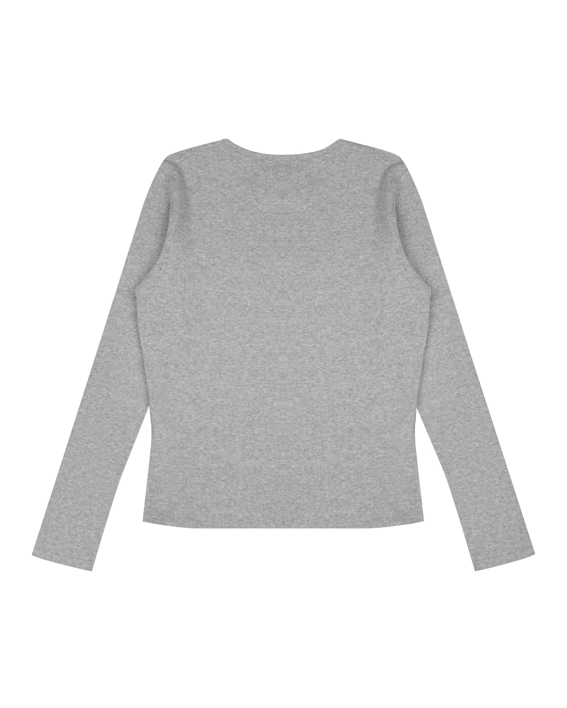 Sequined Bra Long Sleeve Top