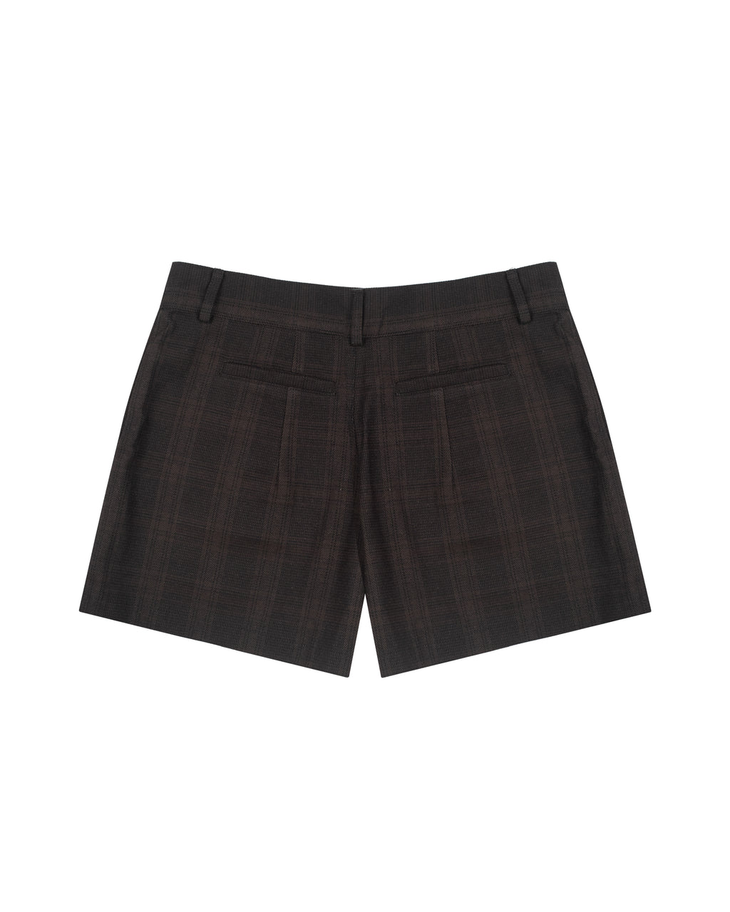 Subtle Tartan Micro Shorts