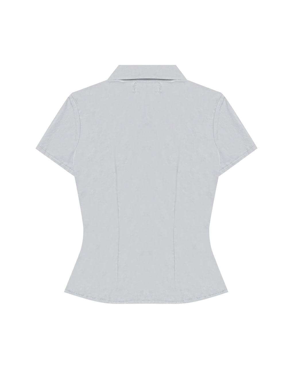 Easy Ruched Shirt in Grey