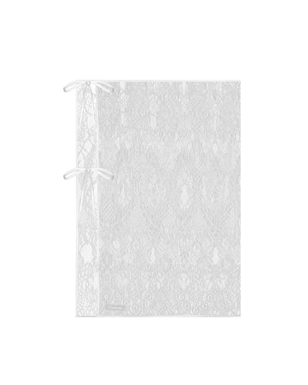 Multi Way Lace Wrap Skirt in White