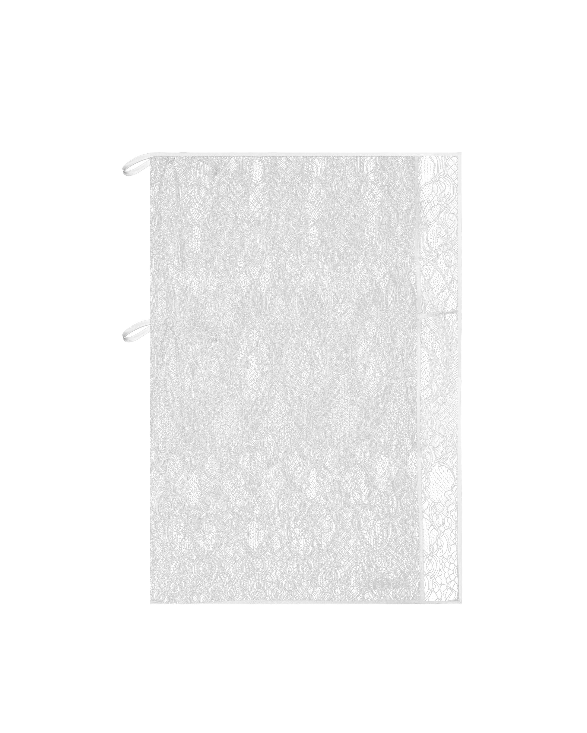 Multi Way Lace Wrap Skirt in White