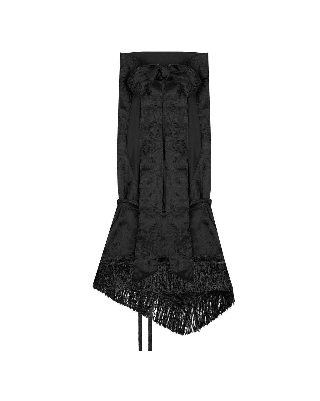 Patina Tassel Top in Black