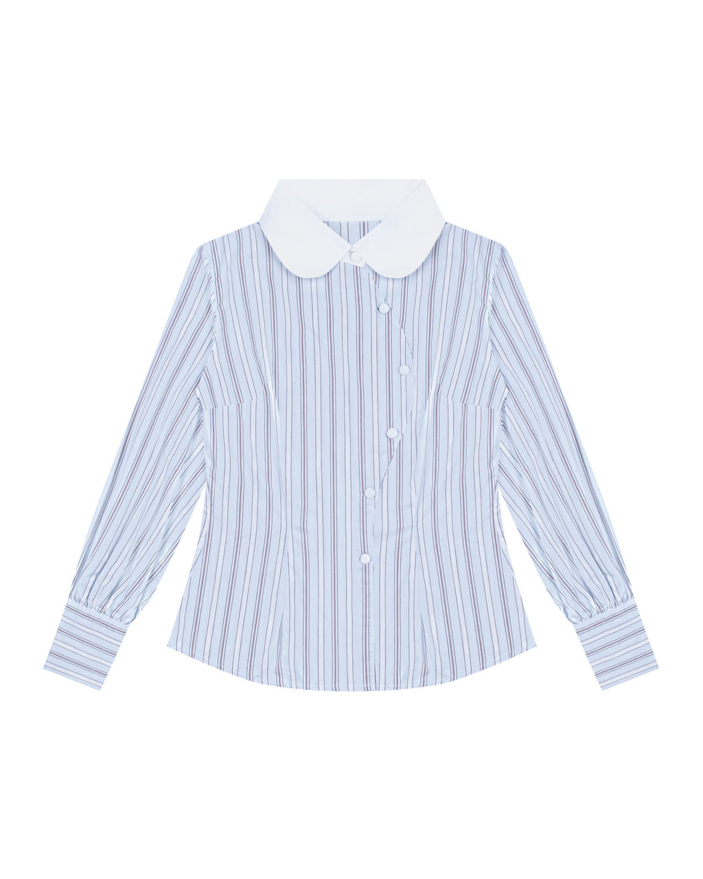 Baxter Shirt in White Stripes