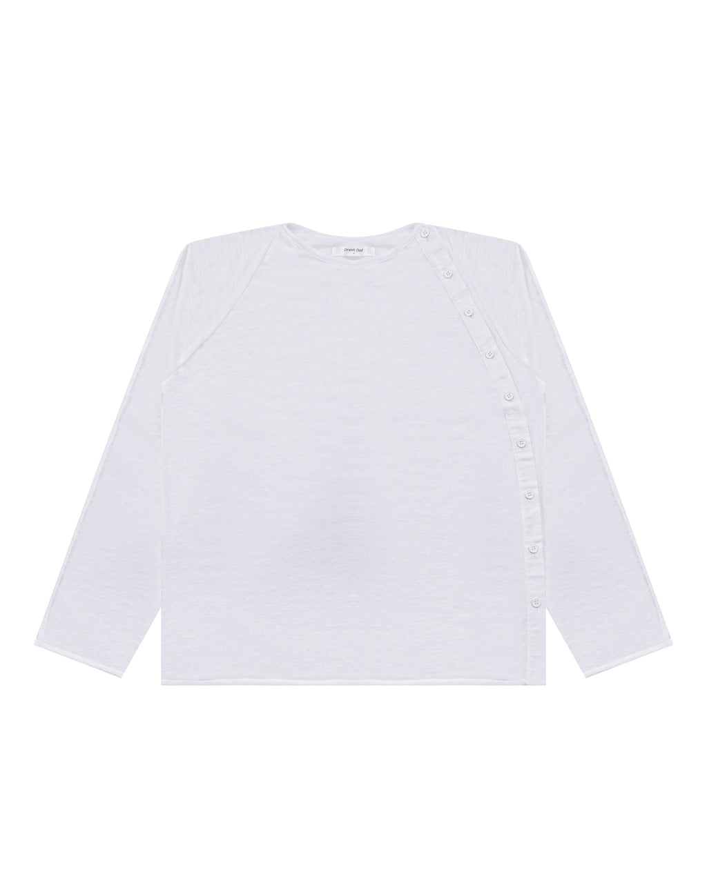 Alban Unisex Top in White