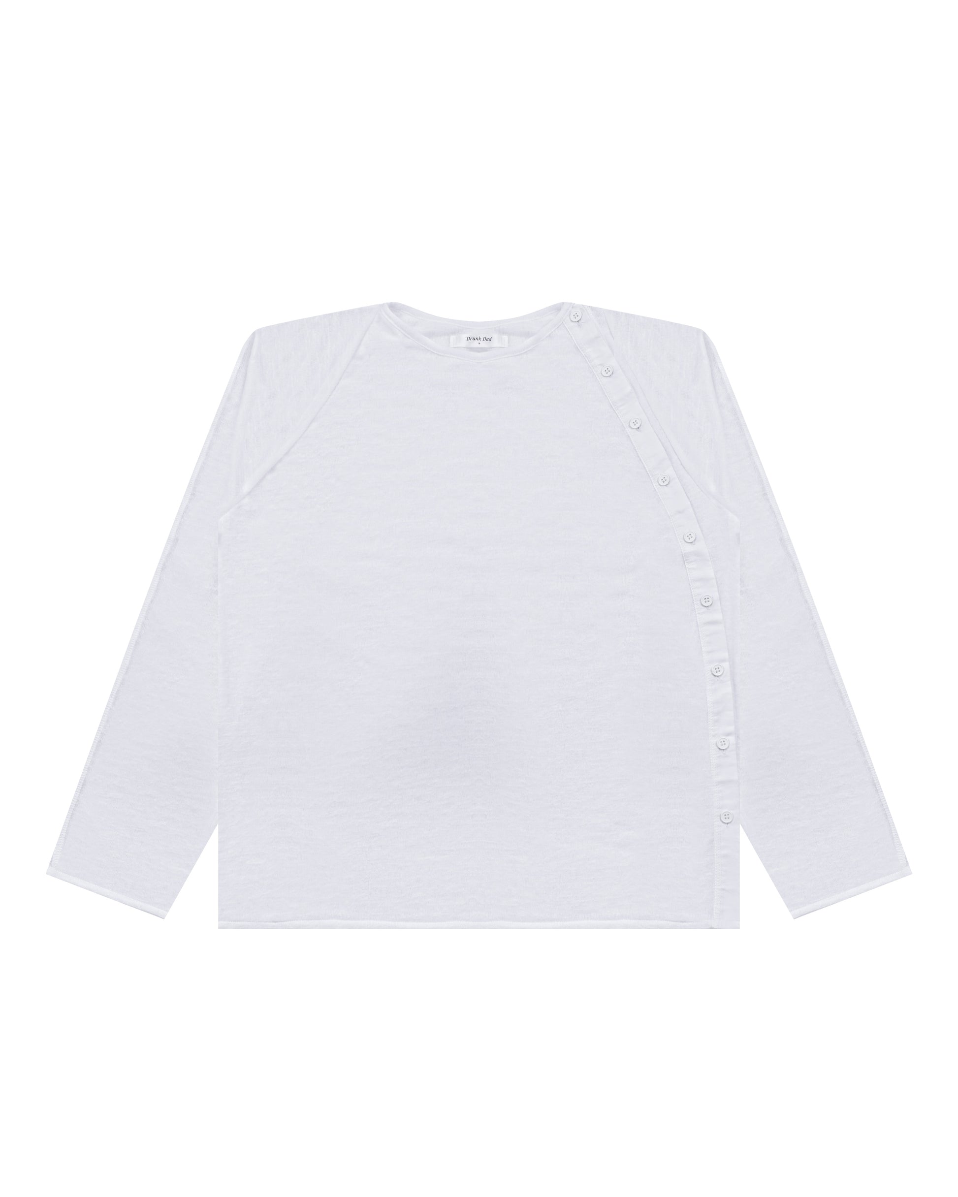 Alban Unisex Top in White