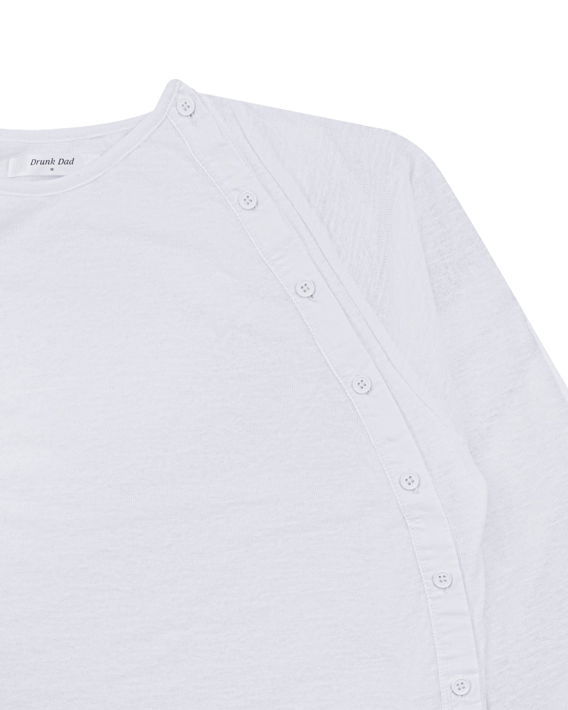 Alban Unisex Top in White
