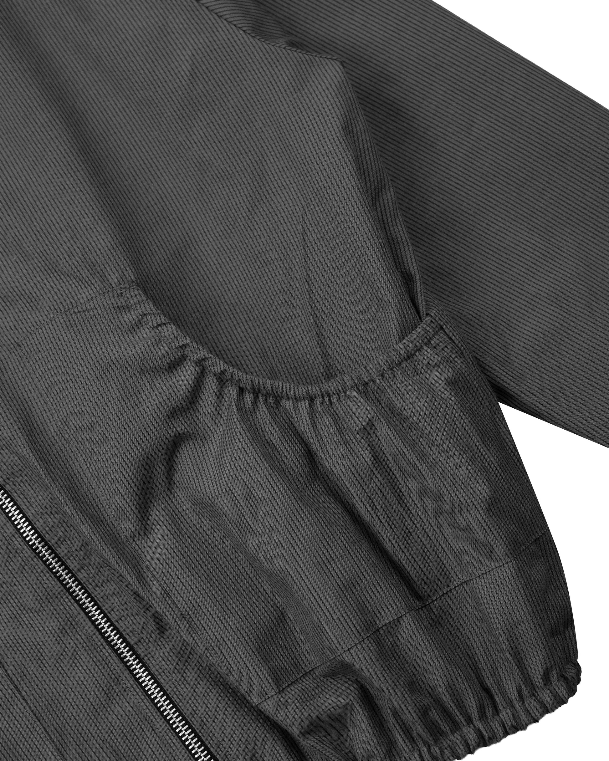 Ruched Pocket Easy Jacket
