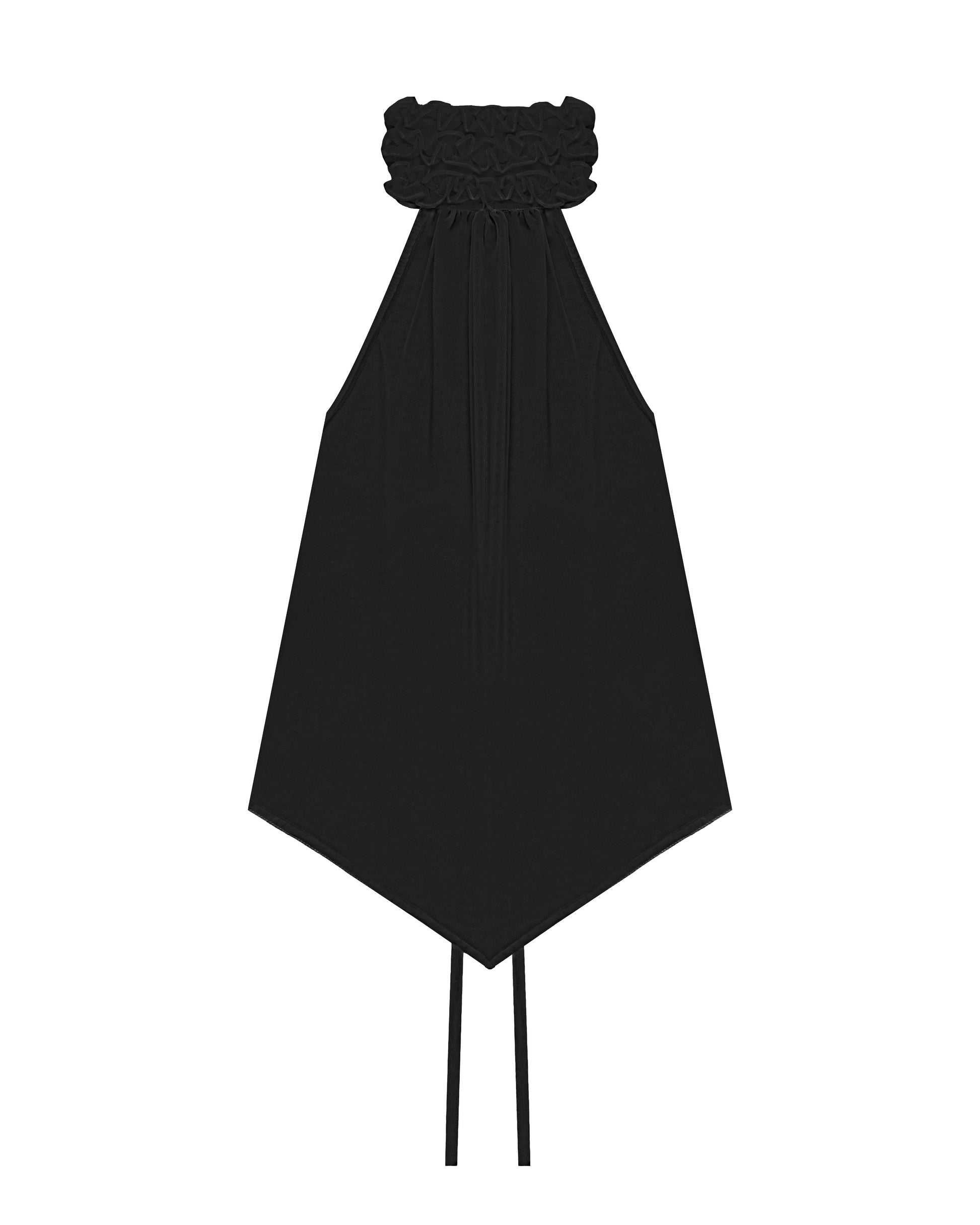 Fran Backless Top in Black