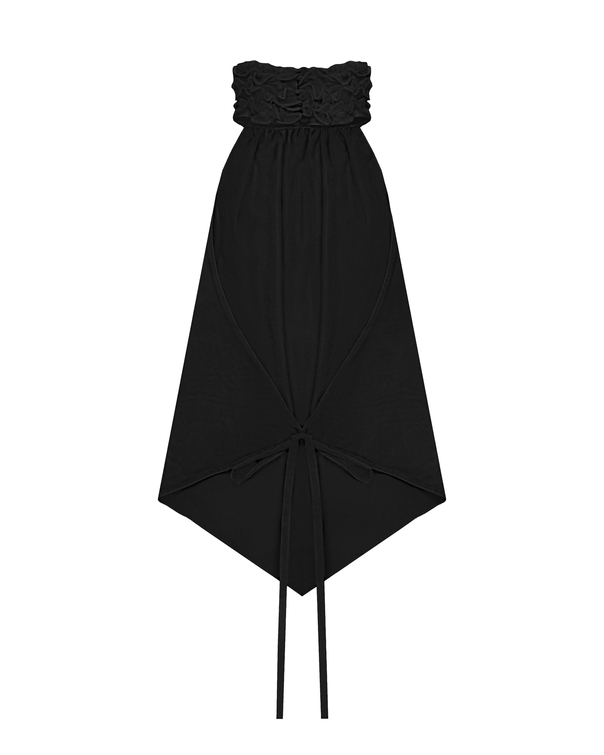 Fran Backless Top in Black