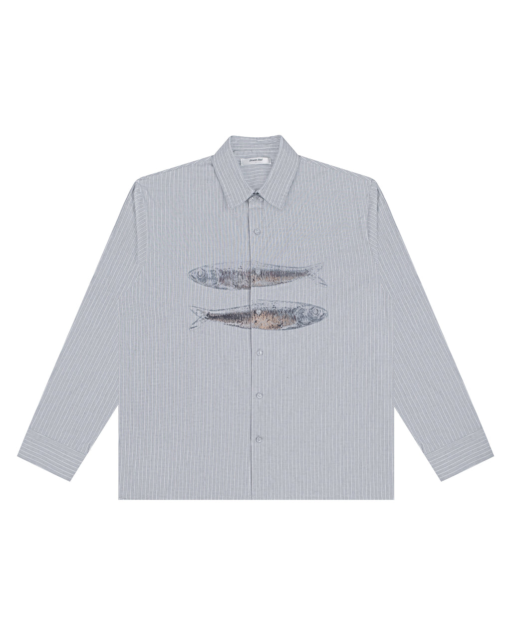 Fish Shirt in Light Grey