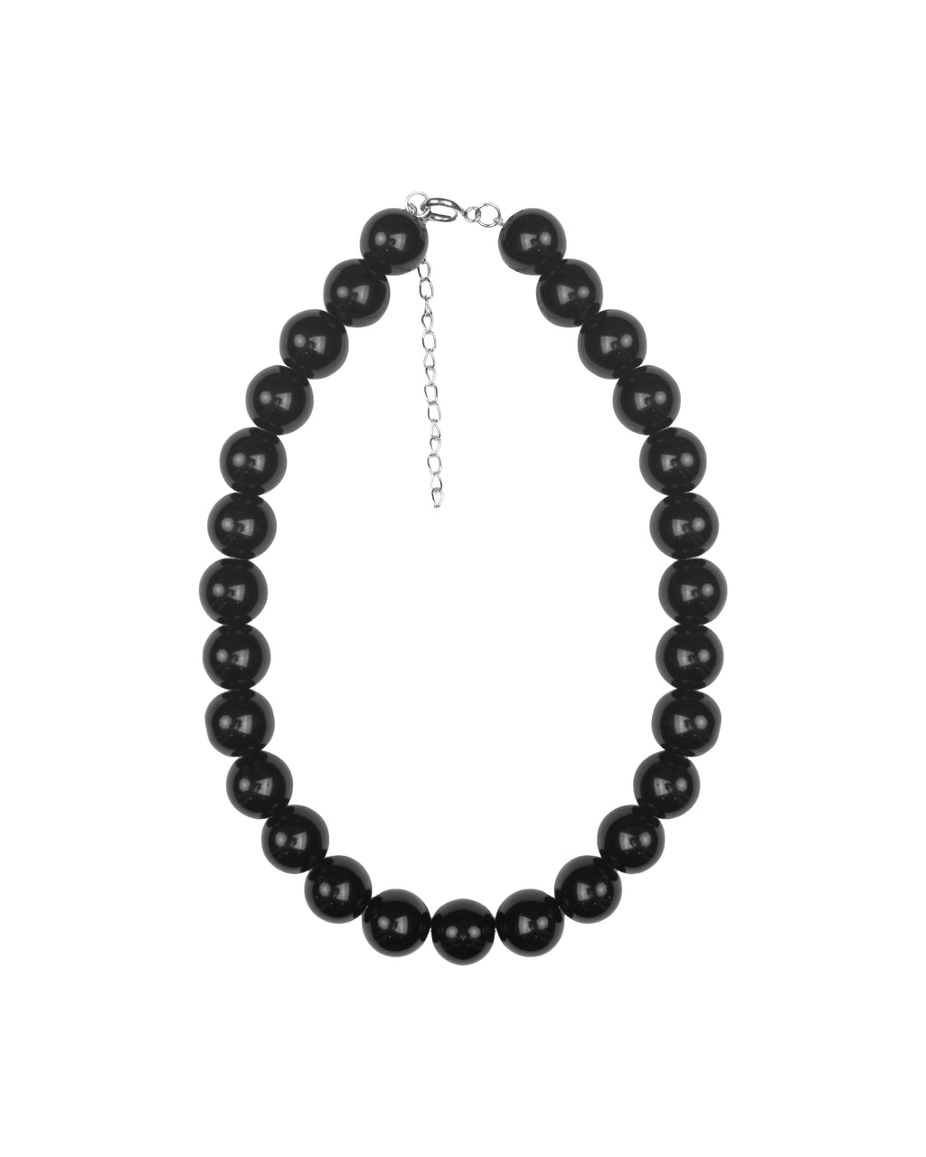 Black Beaded Necklace
