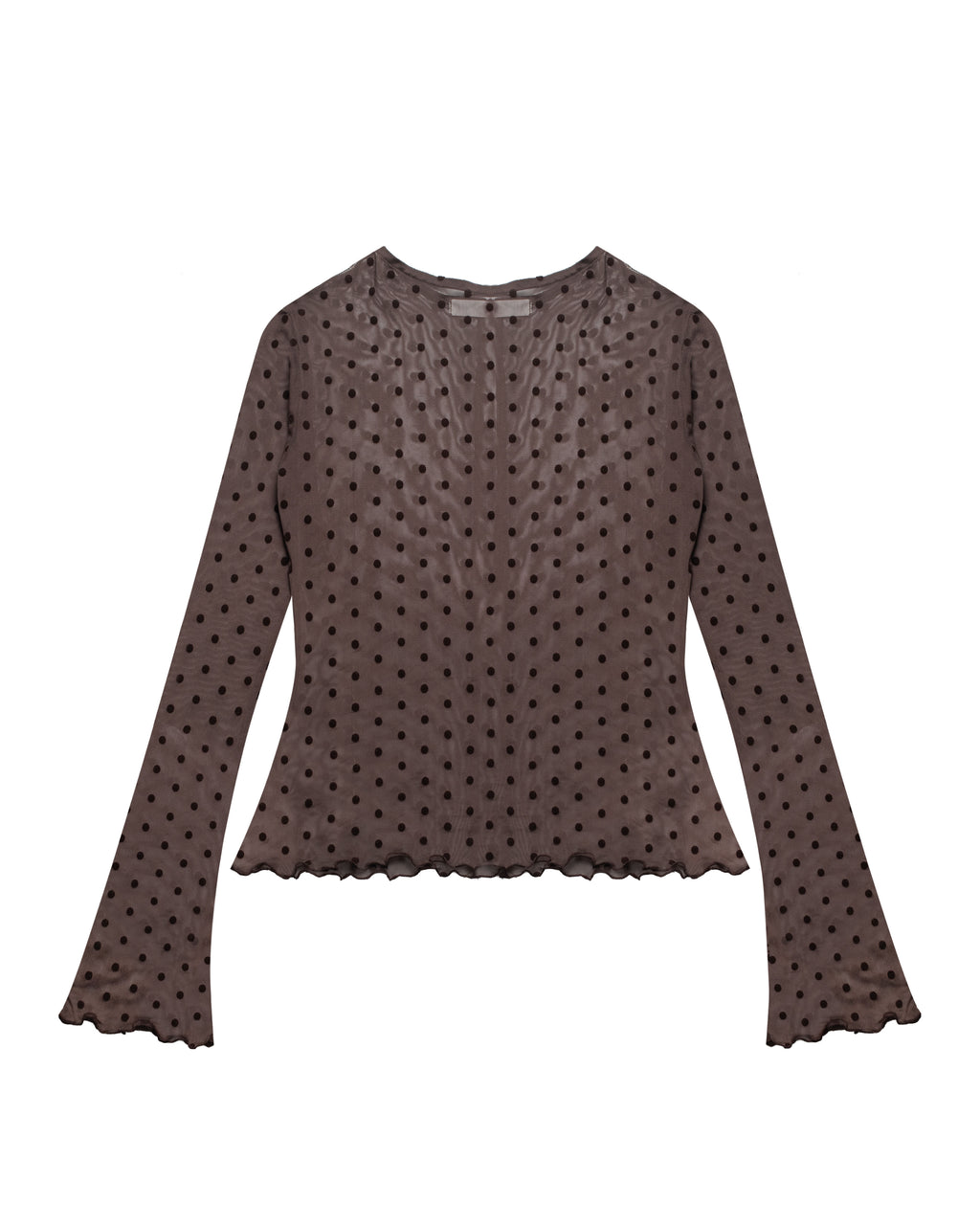 Layering Sheer Cardigan in Brown
