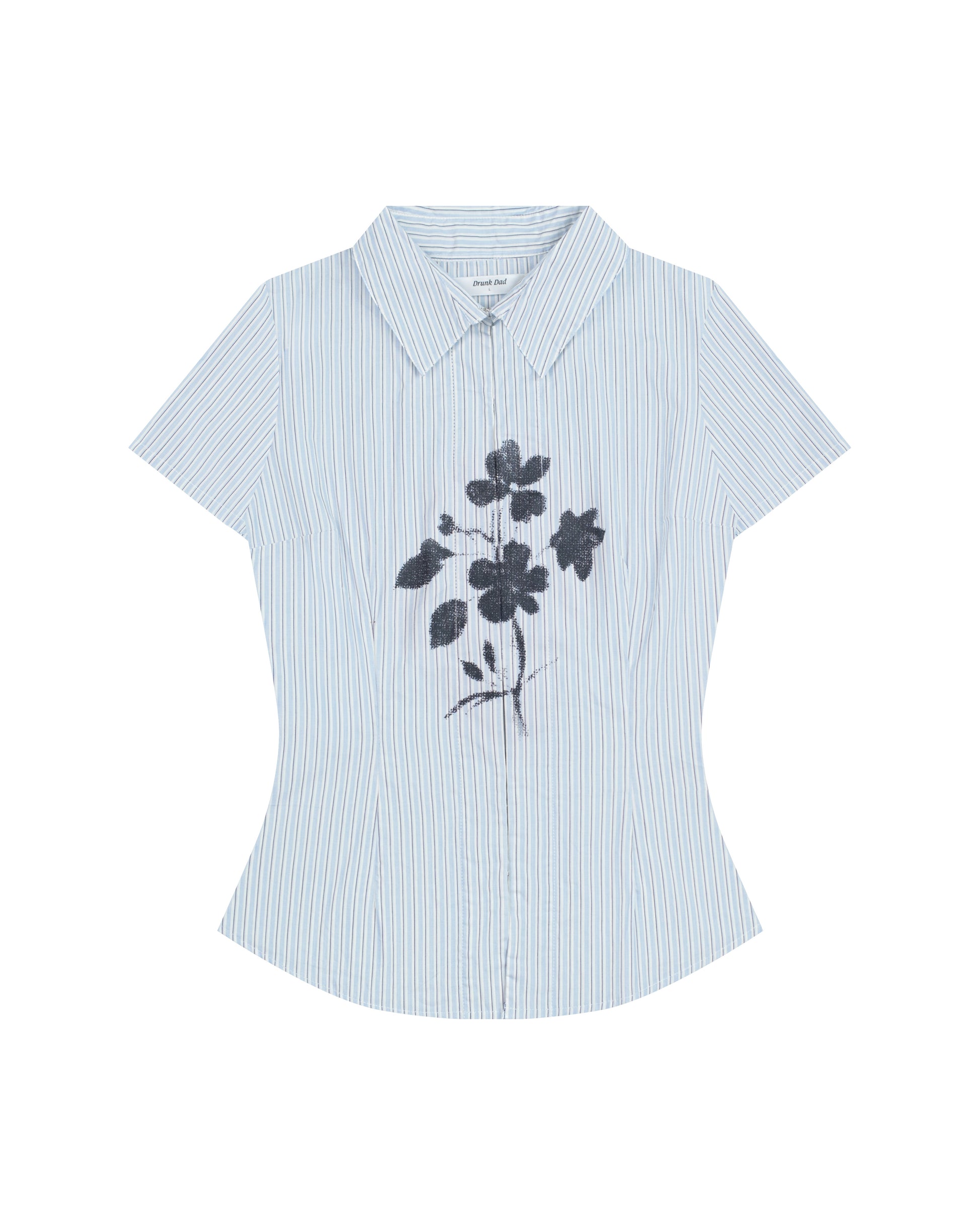 Poppy Shirt in Blue Stripes