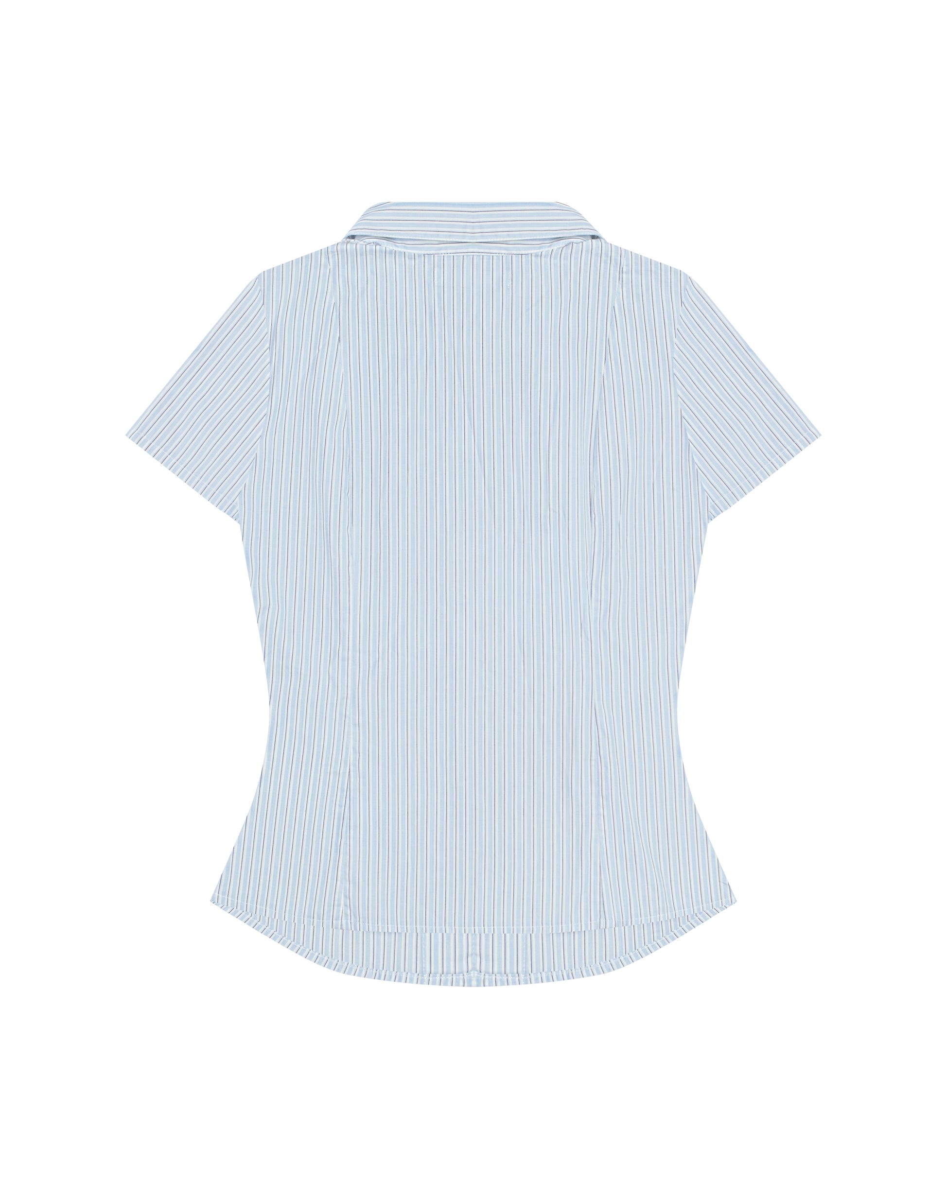 Poppy Shirt in Blue Stripes
