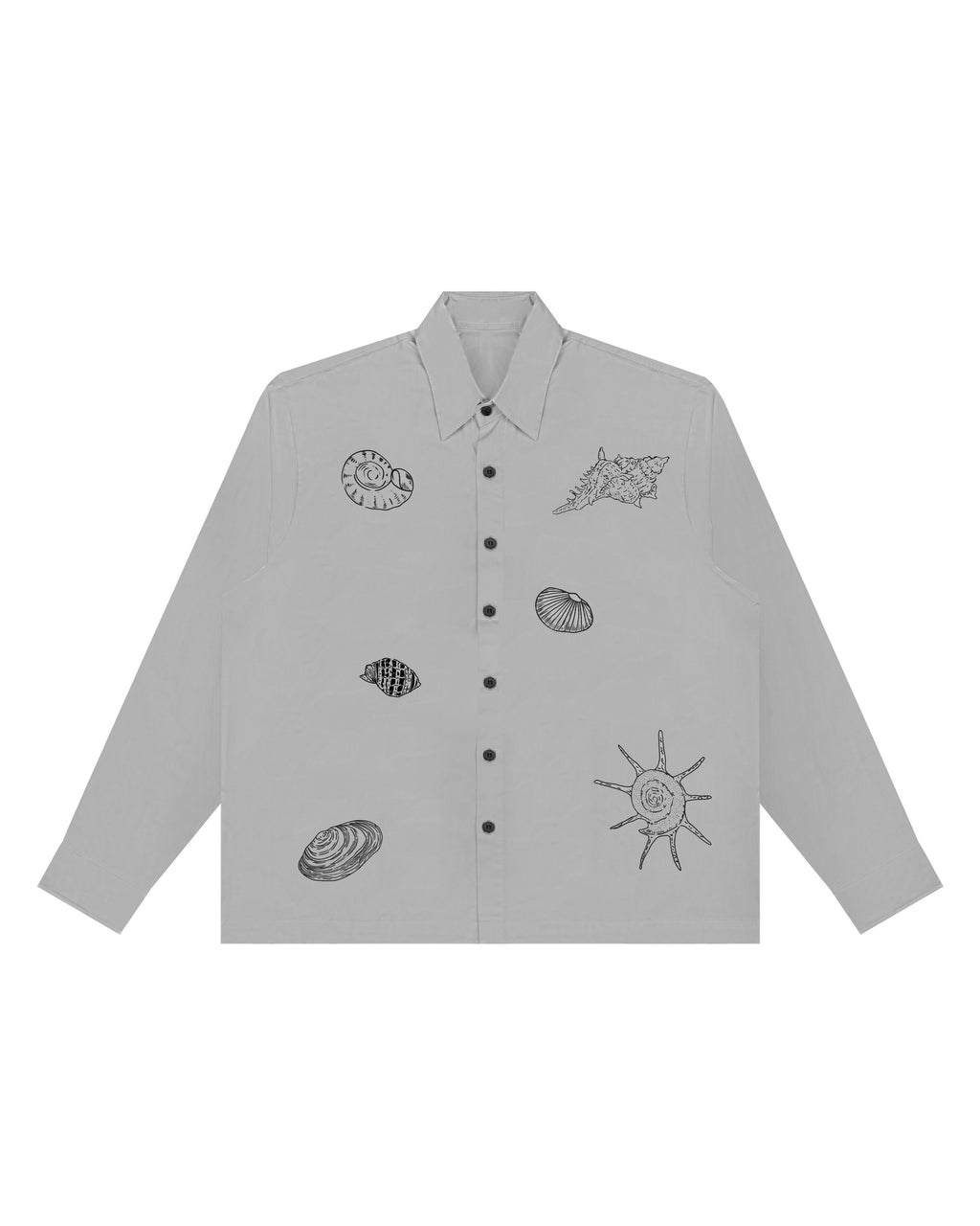 Shell Shirt in Grey