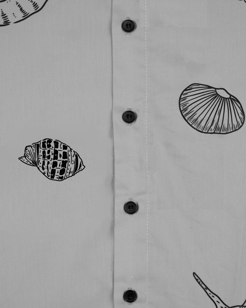 Shell Shirt in Grey
