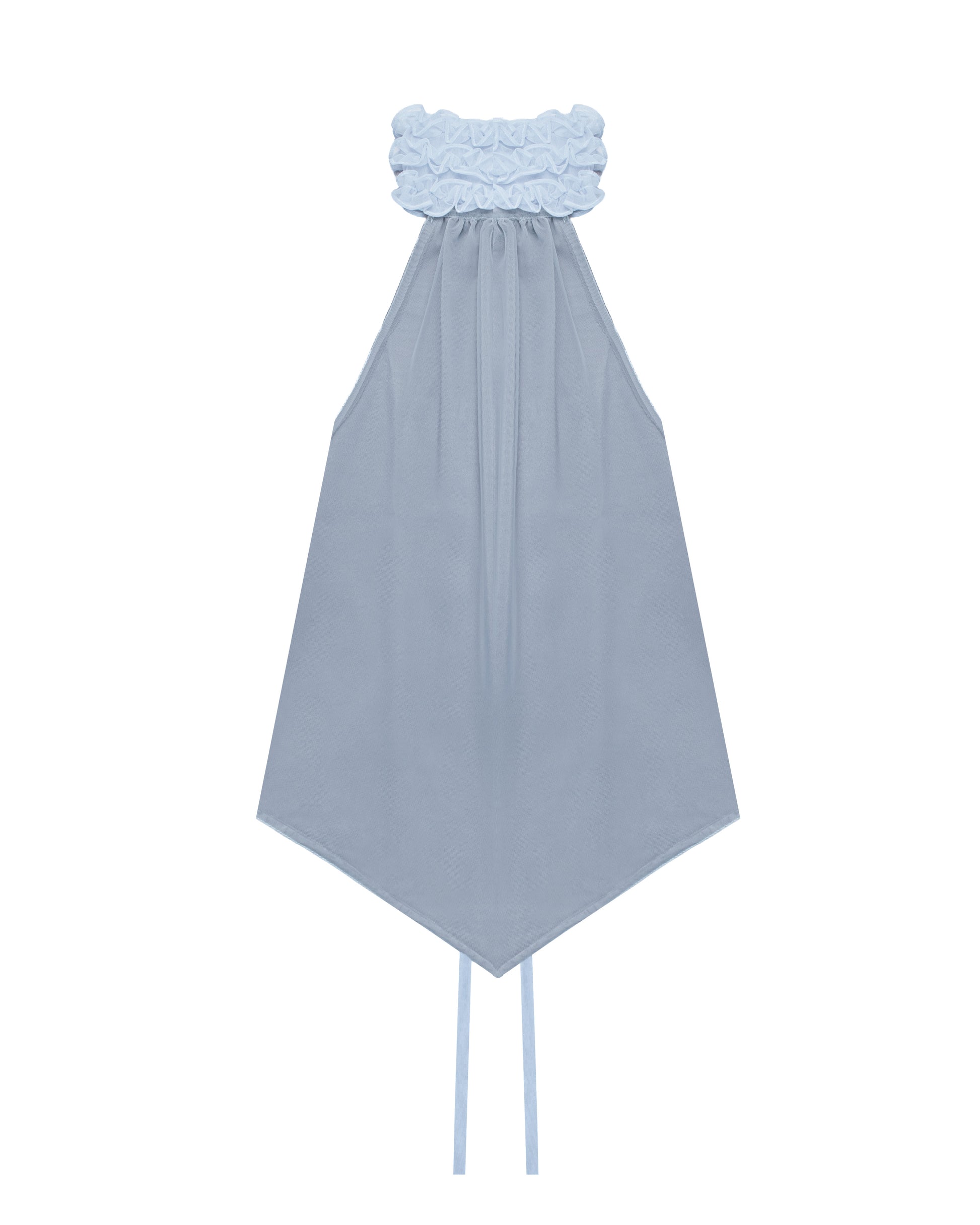 Fran Backless Top in Grey