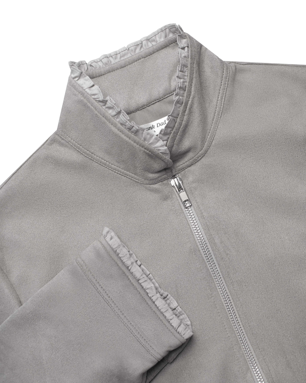 Roberto Suede Zip Jacket in Marble
