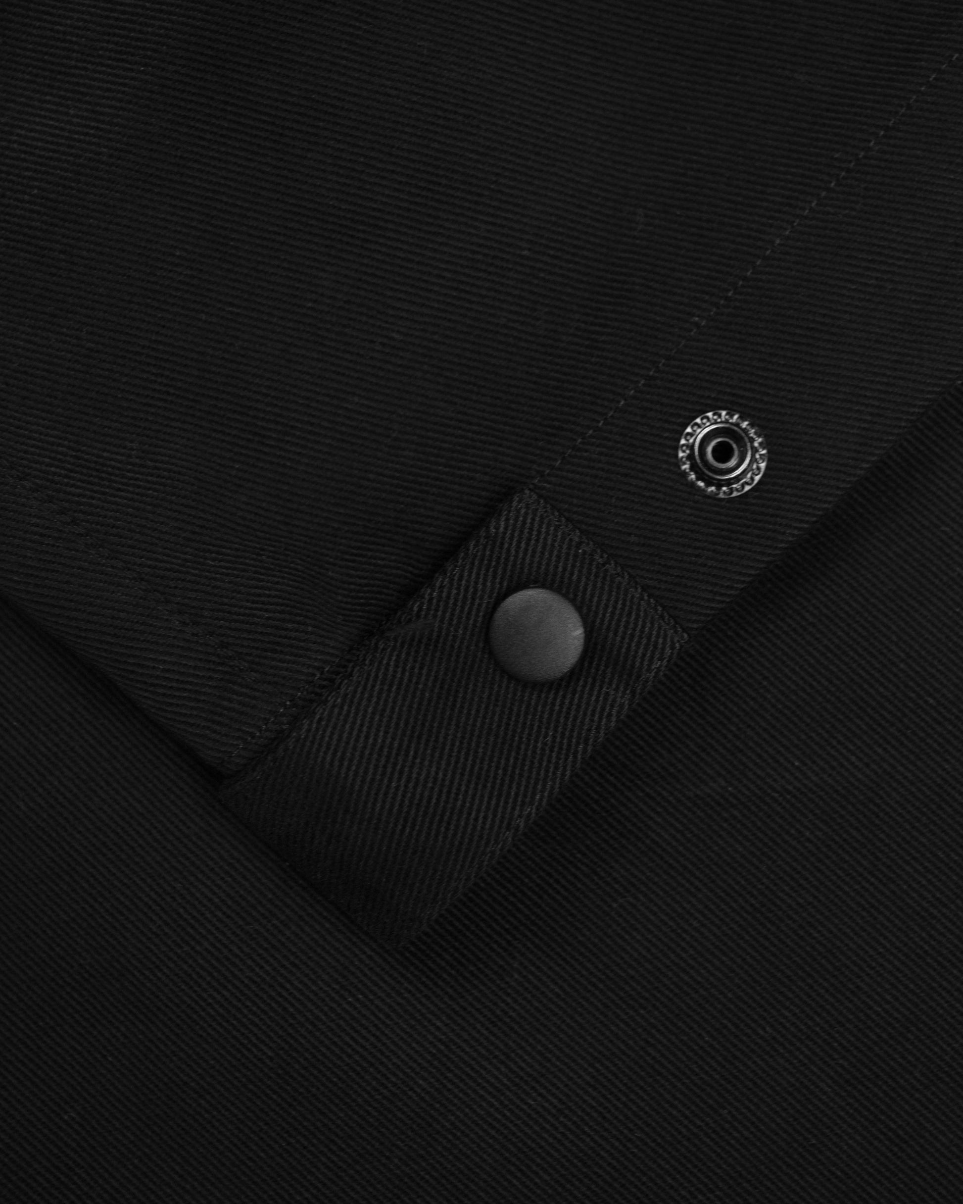 Adjustable Hem Trousers in Black