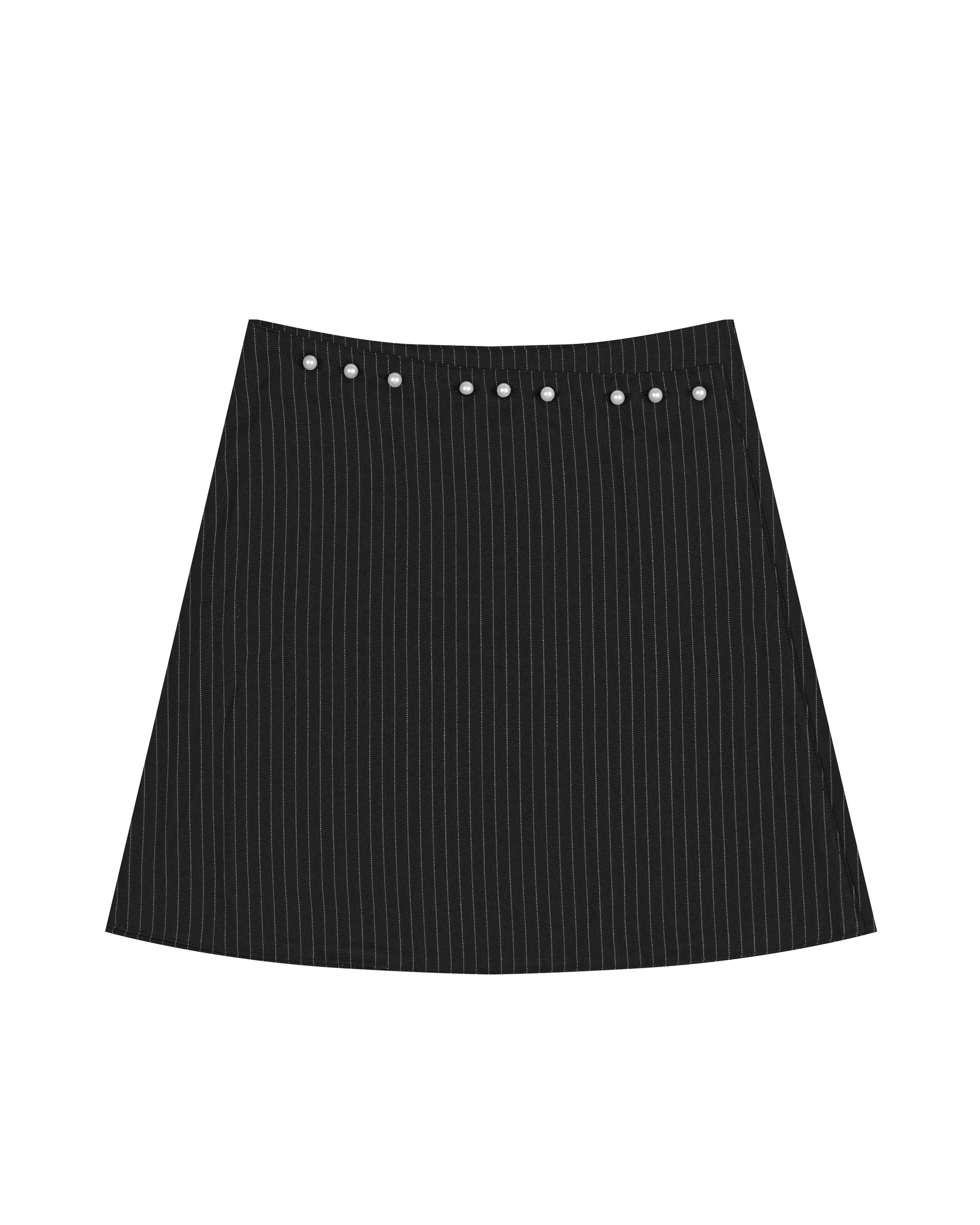 Marina Skirt in Pinstripes