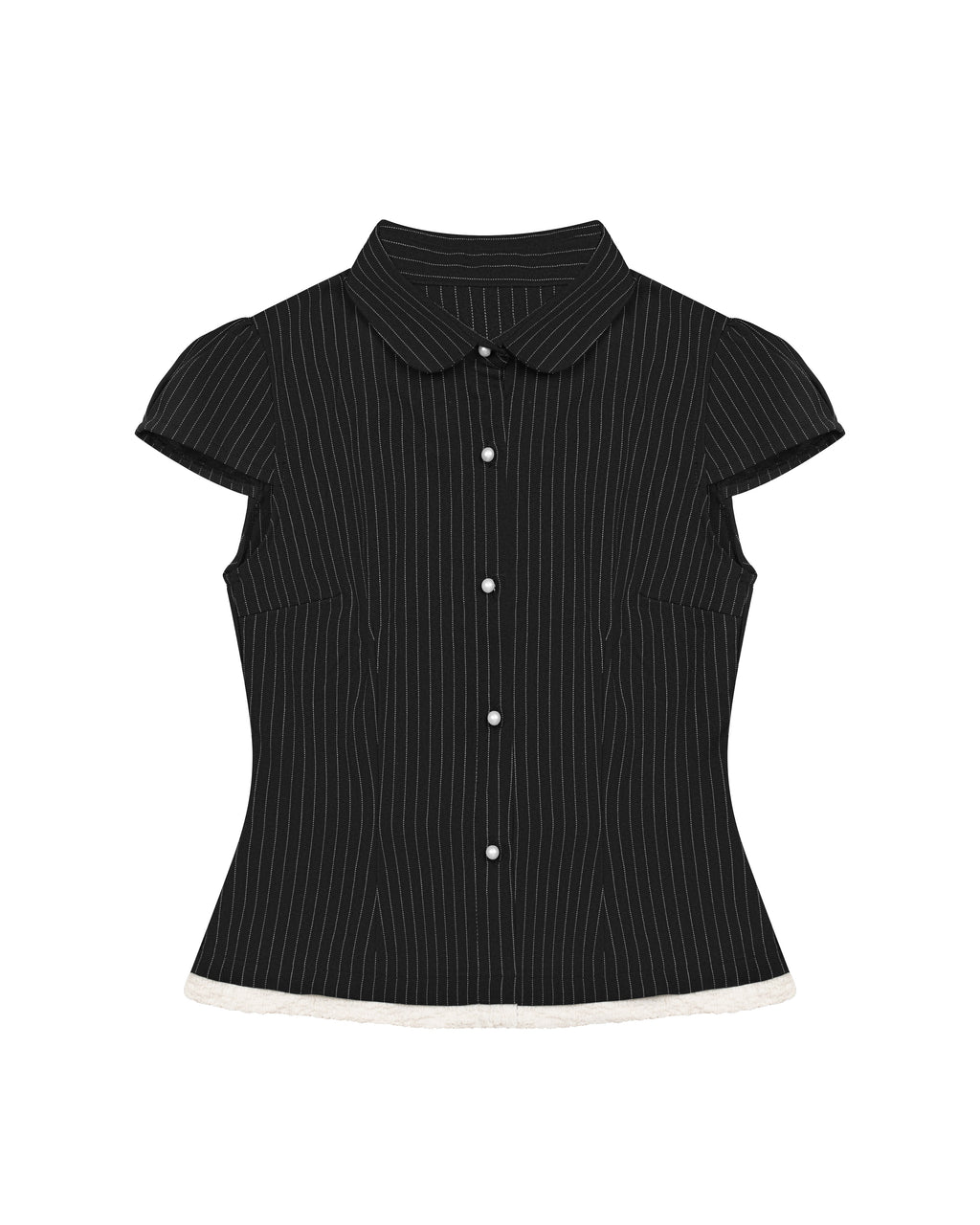 Bea Shirt in Pinstripes