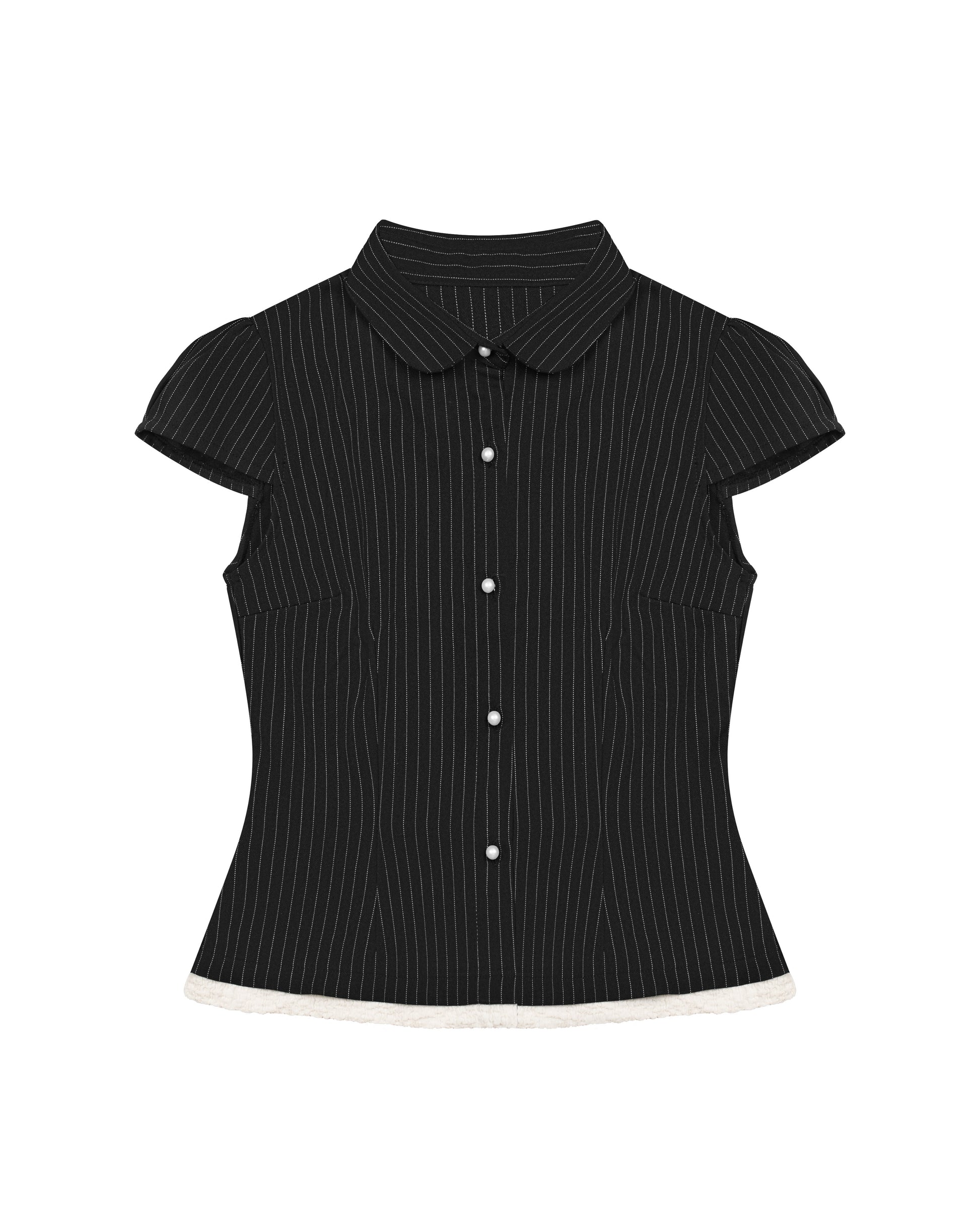 Bea Shirt in Pinstripes