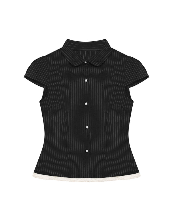 Bea Shirt in Pinstripes