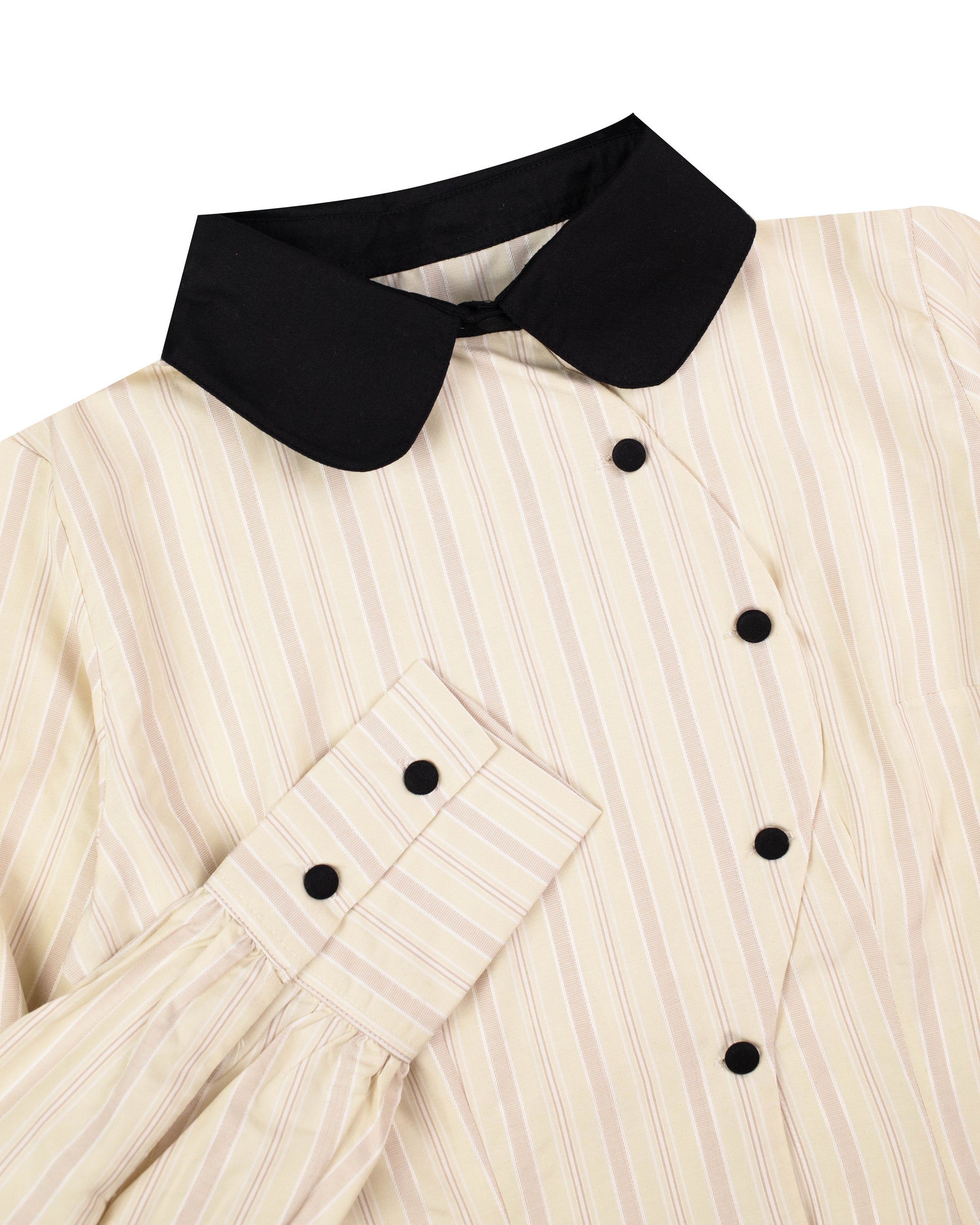 Baxter Shirt in Lemon Stripes