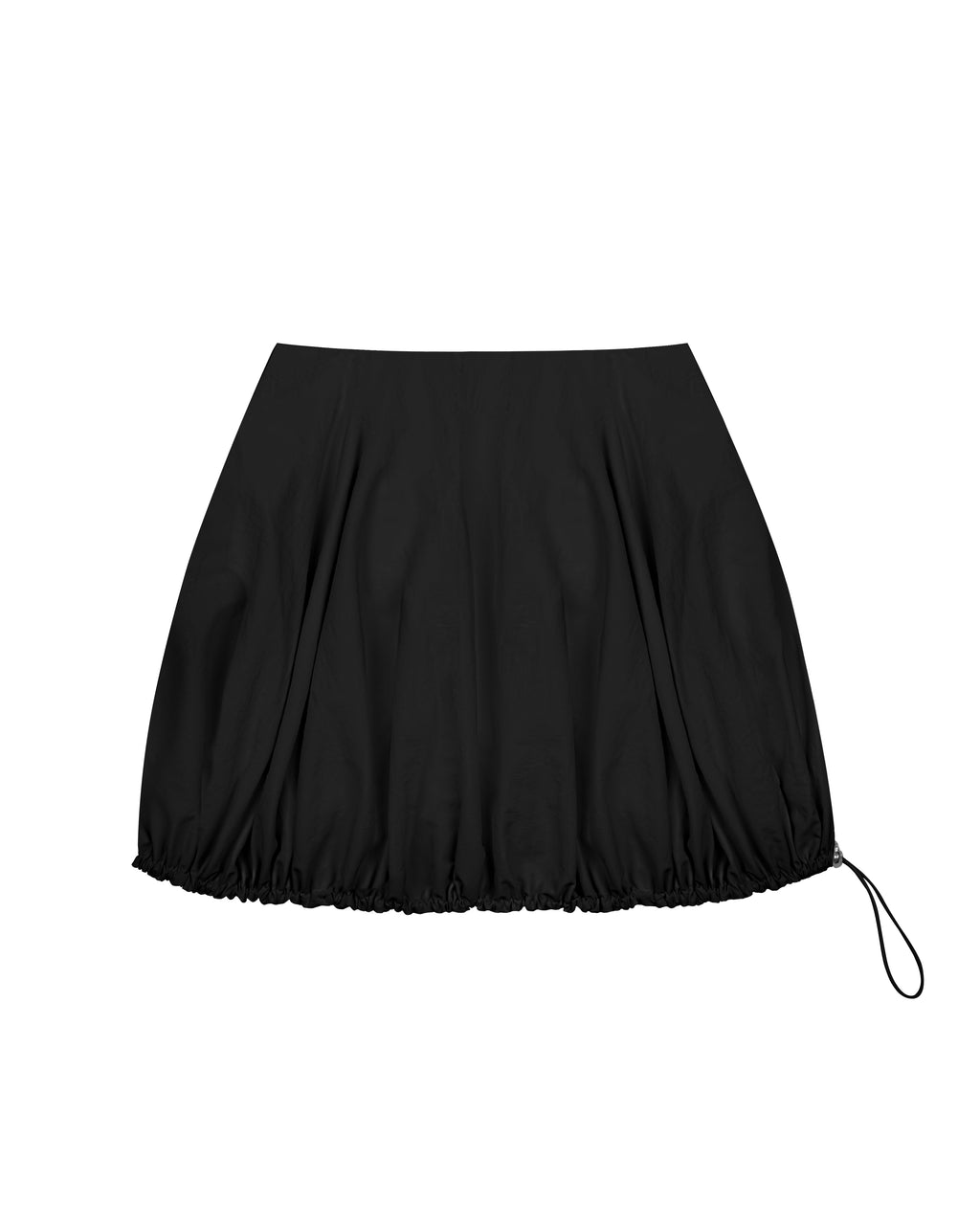 Bisou Drawstring Skirt in Black