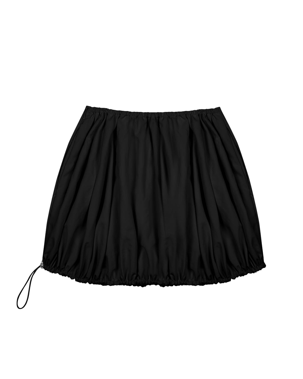Bisou Drawstring Skirt in Black