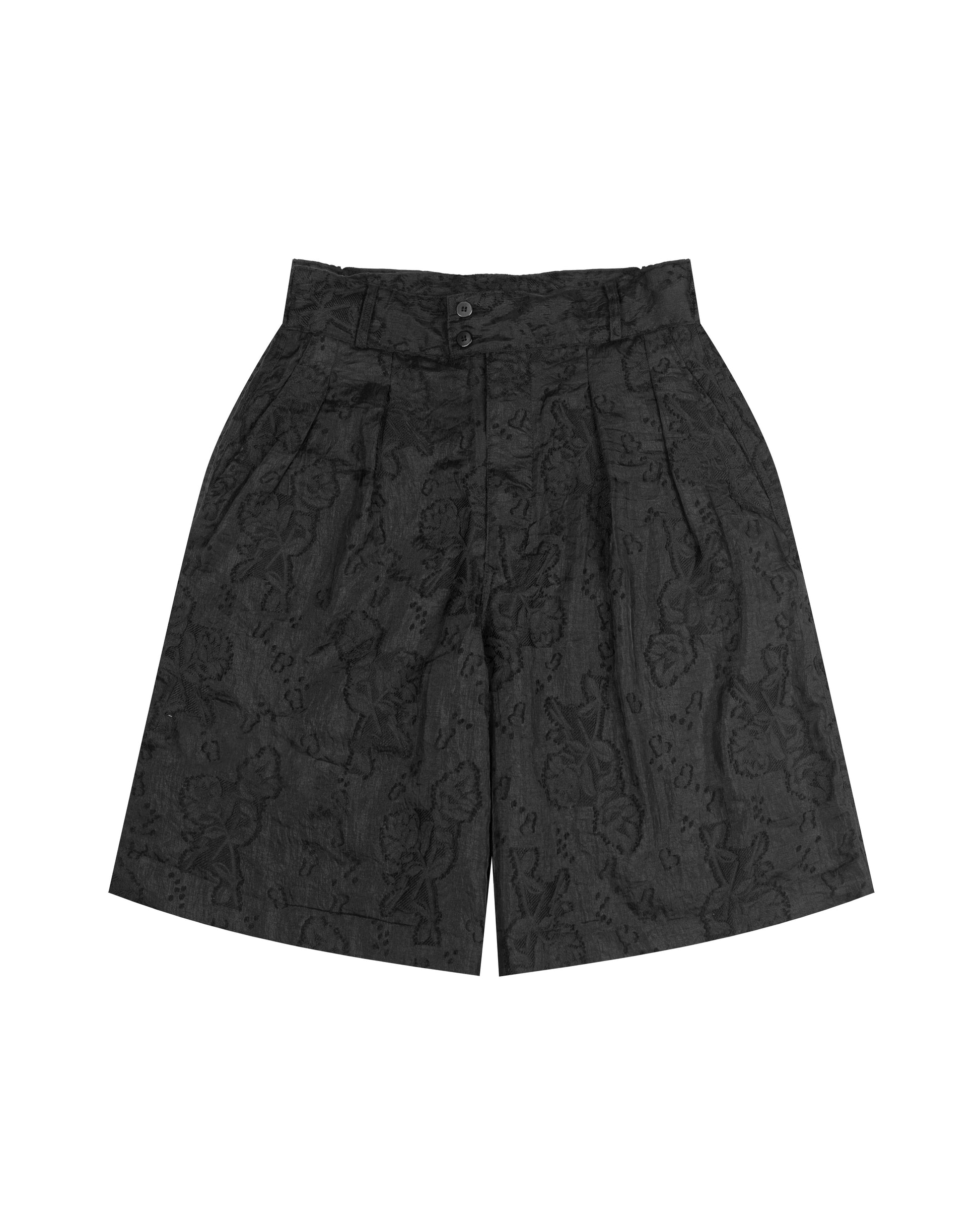 Organza Jorts in Black