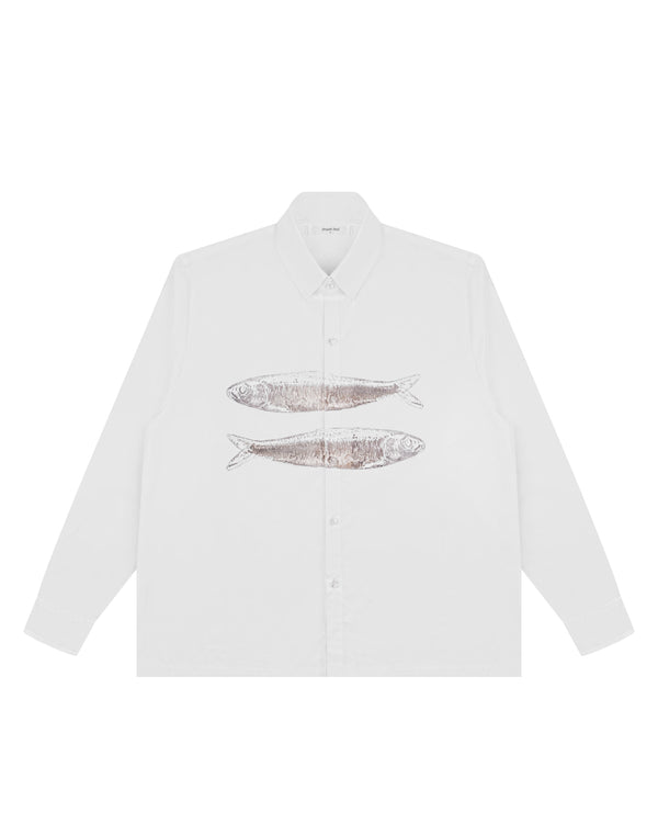 Fish Shirt in White