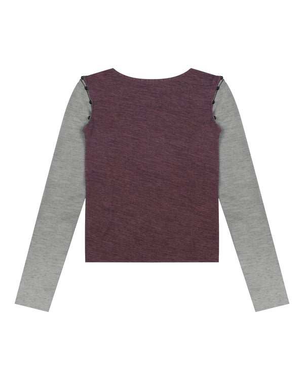2-in-1 Detachable Sleeve Top