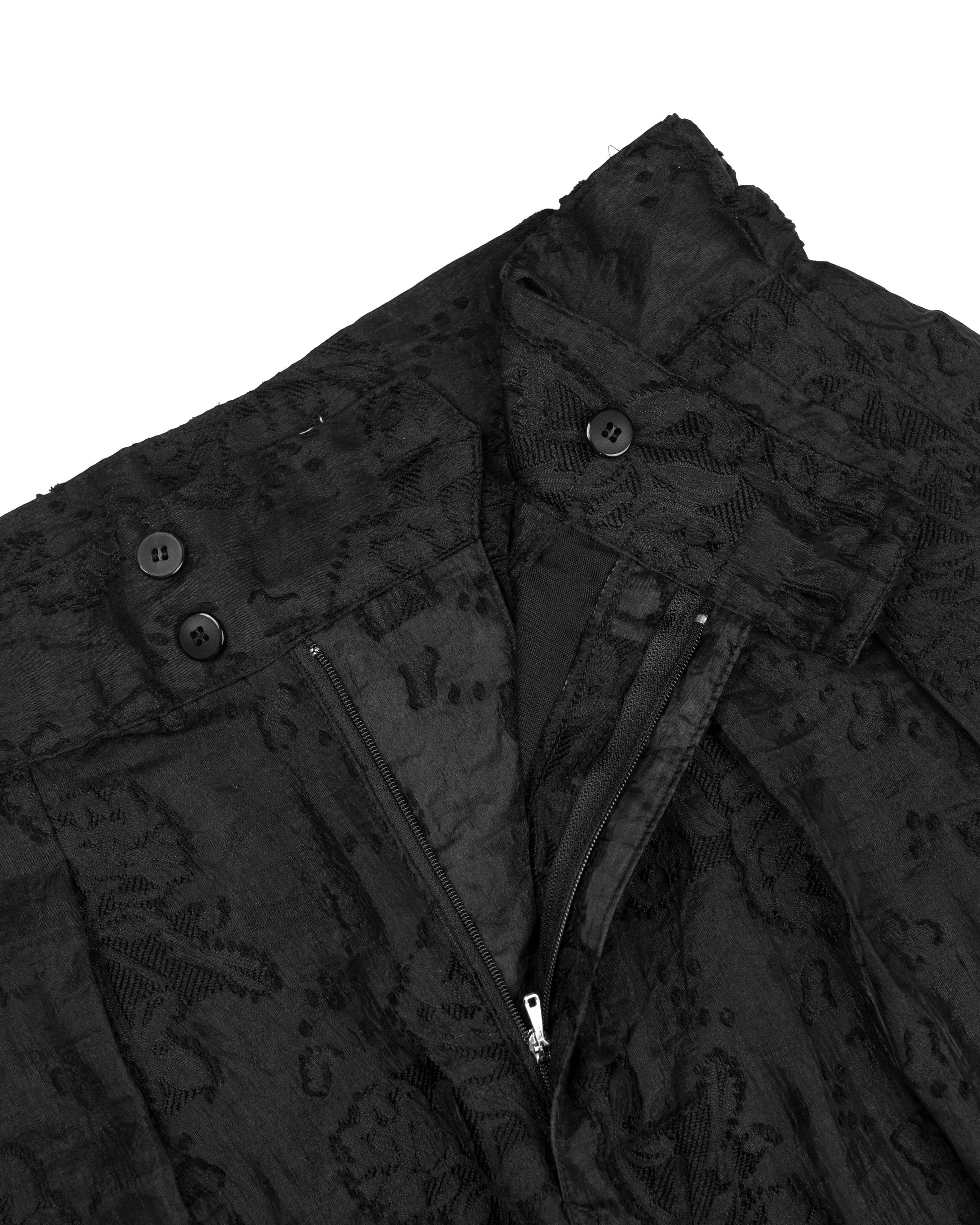 Organza Jorts in Black