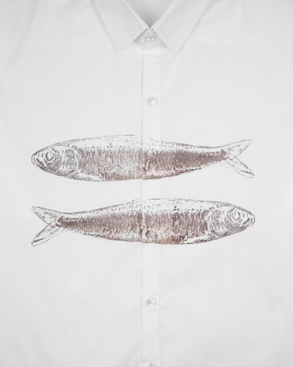 Fish Shirt in White