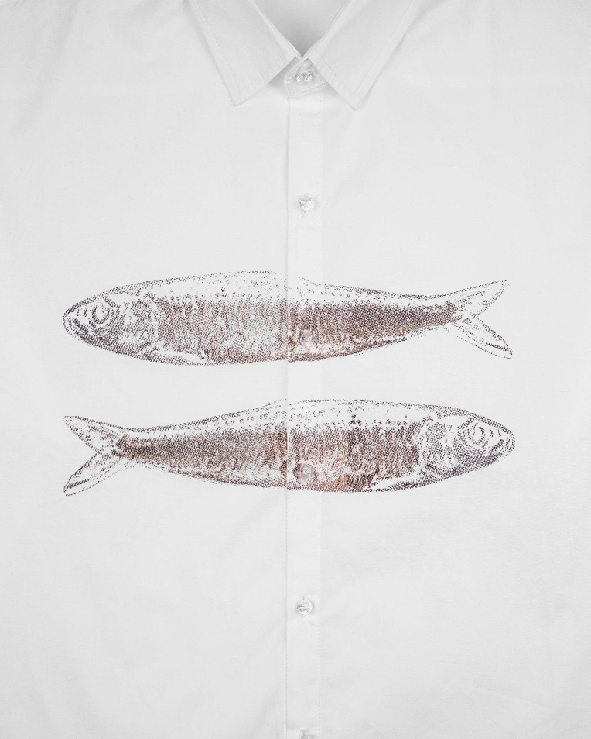 Fish Shirt in White