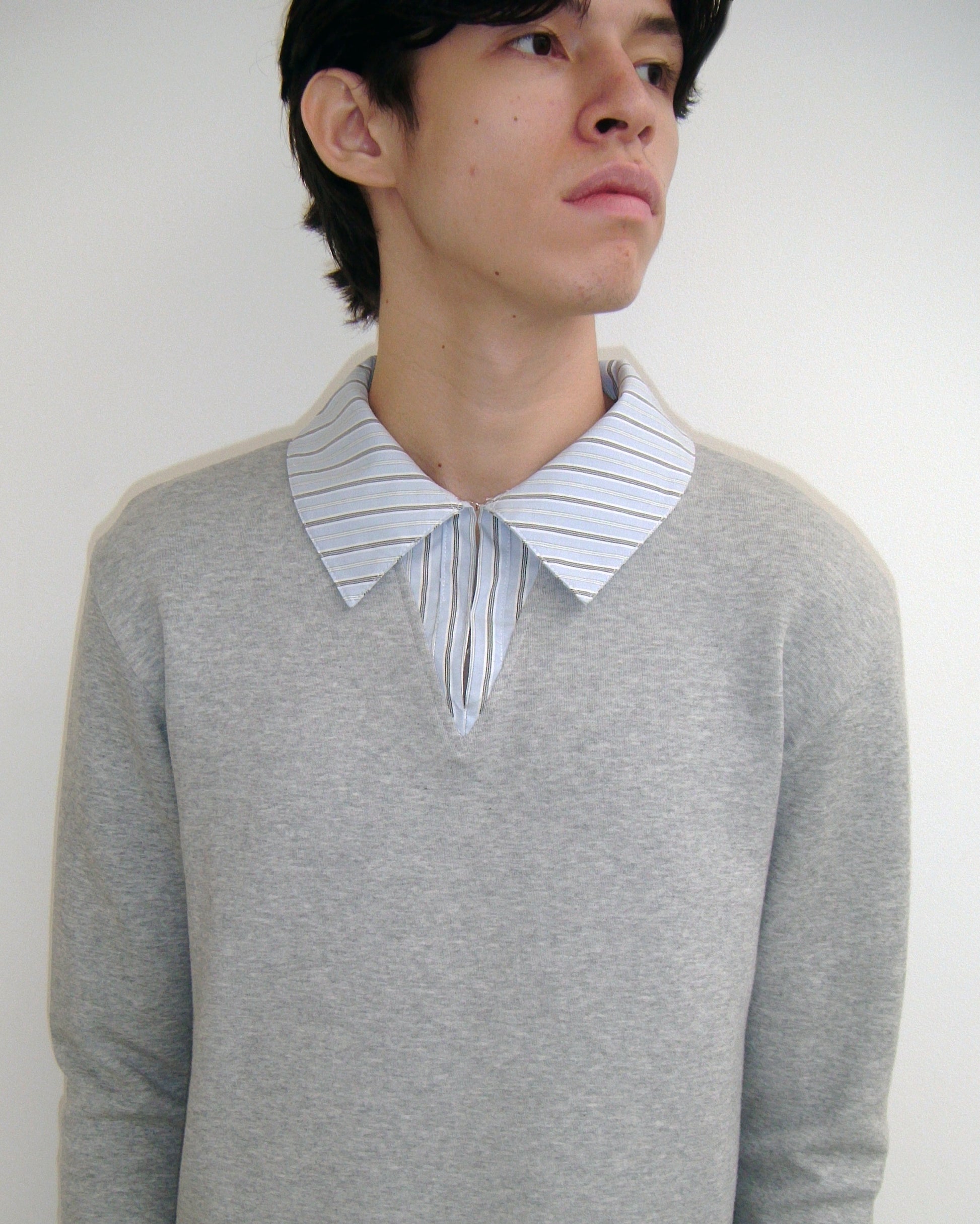 Tintin Top in Blue Collar
