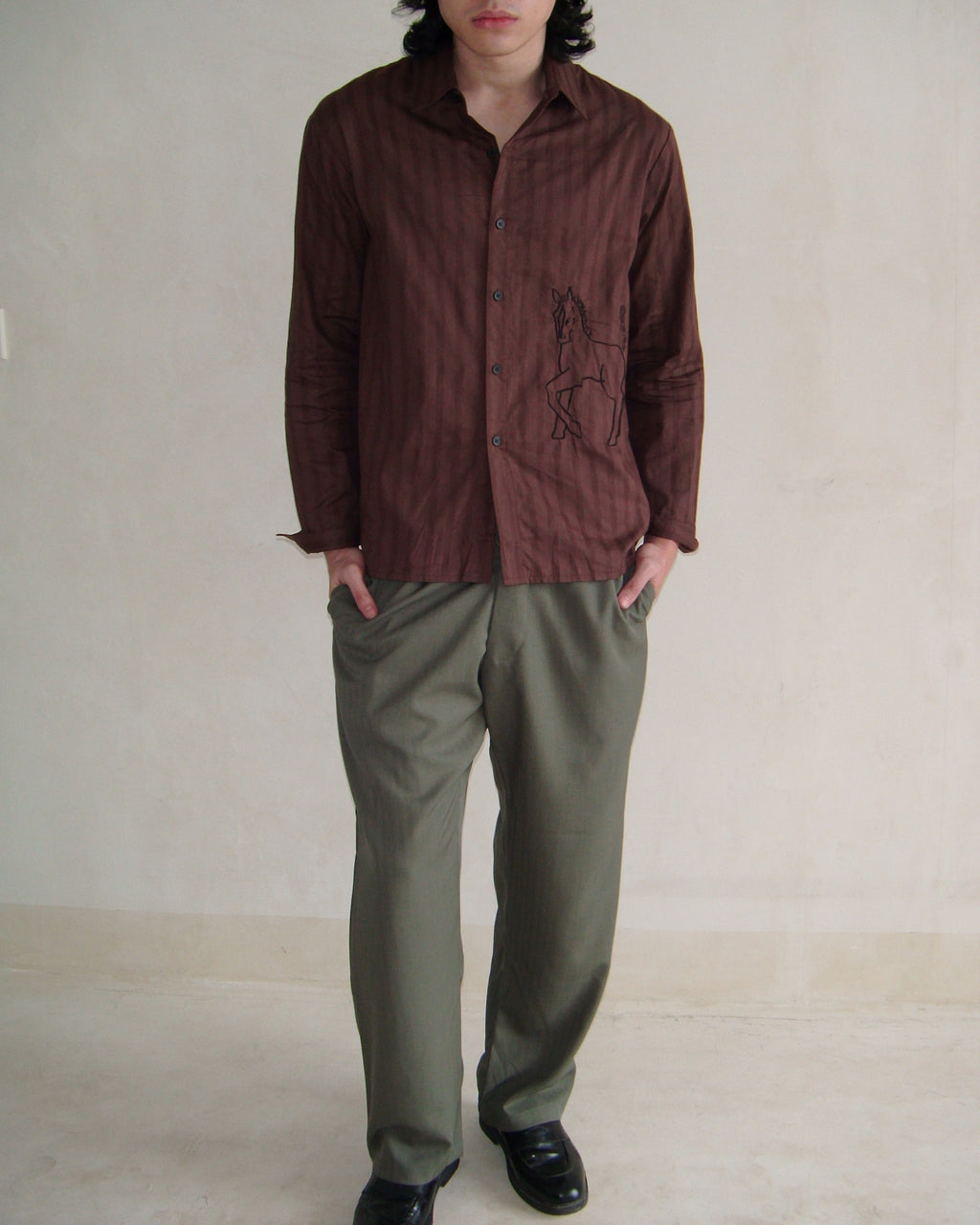 Don Trousers in Moss