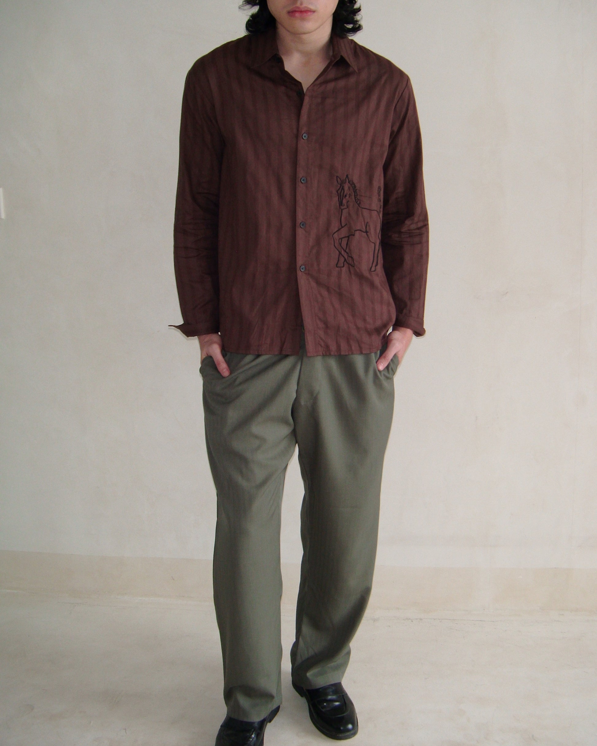 Don Trousers in Moss