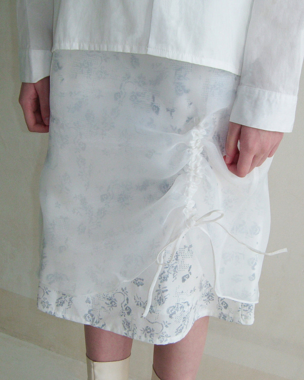 Ardem Ruched Skirt