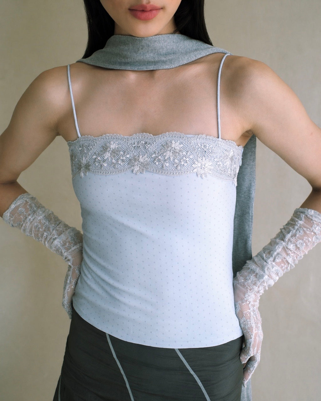 Daisy Polka Top