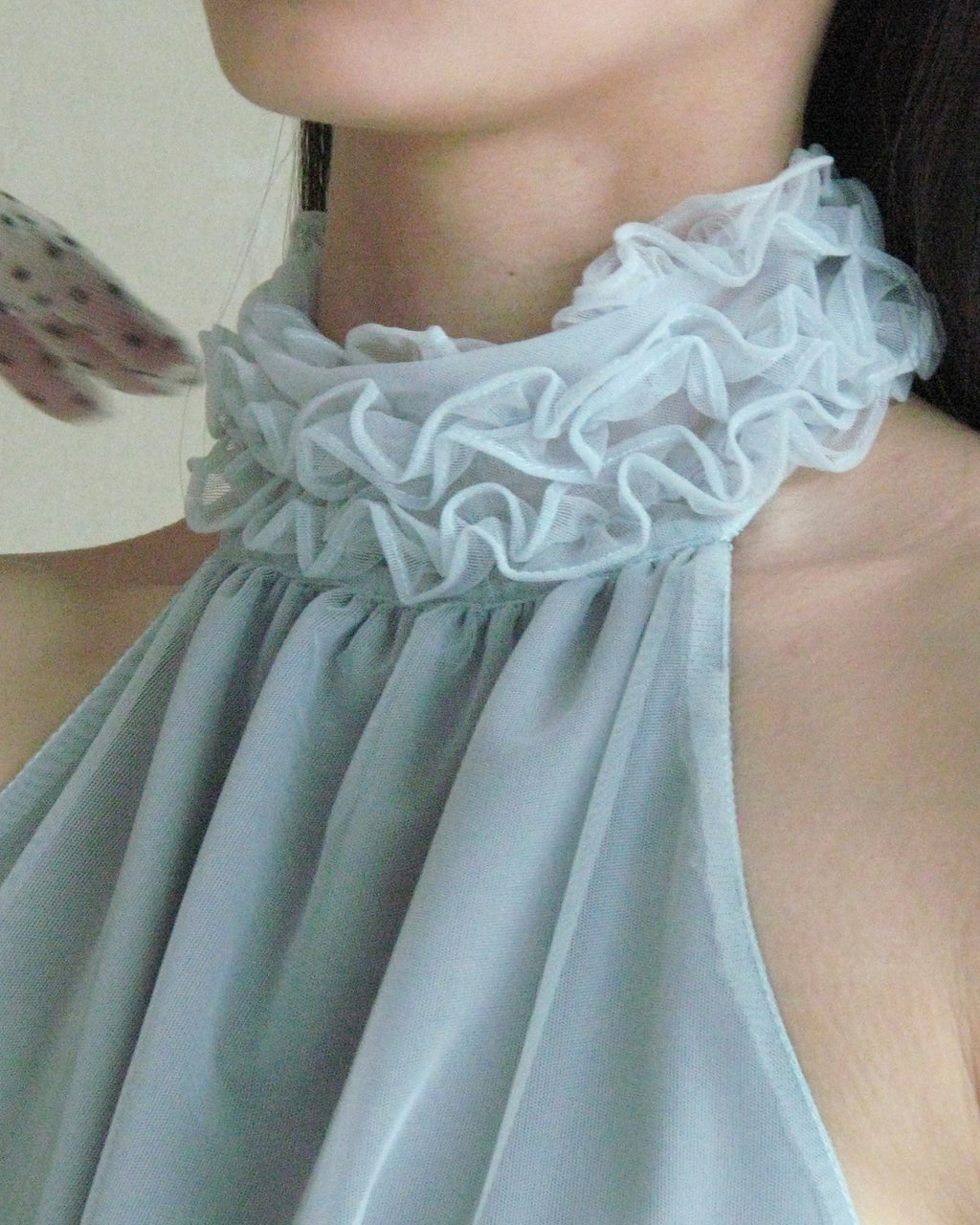 Fran Backless Top in Grey