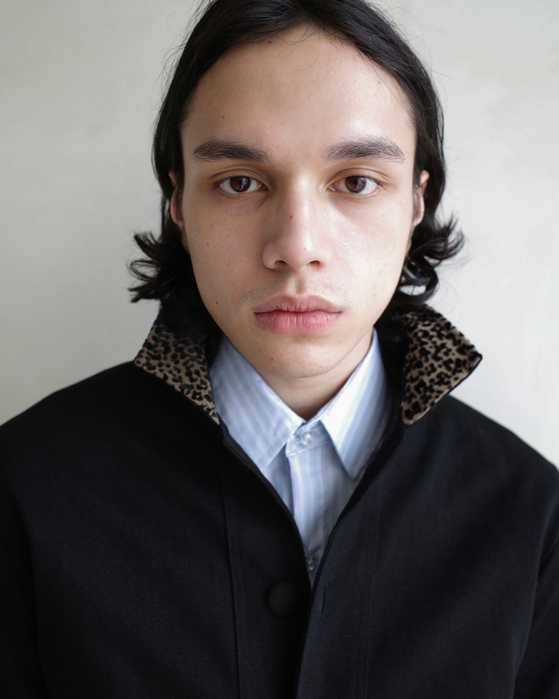 Leopard Collar Jacket