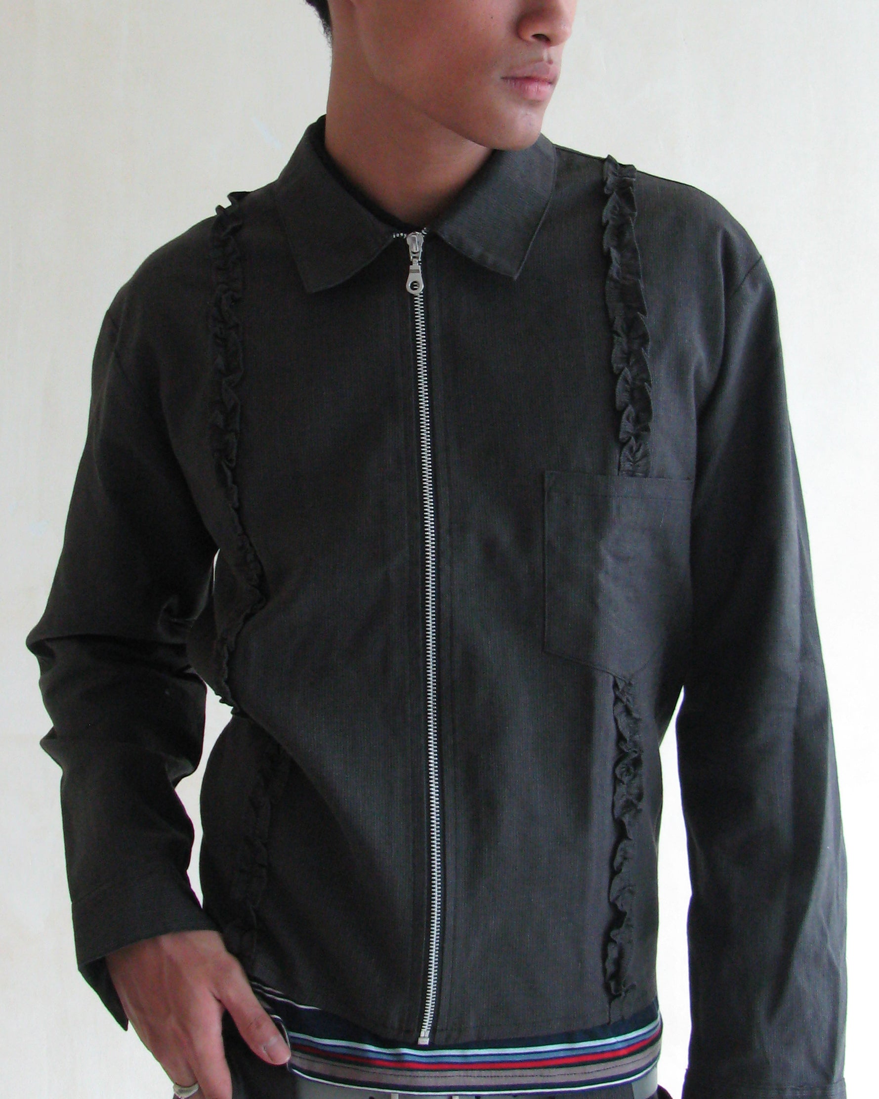 Mini Ruffles Easy Jacket