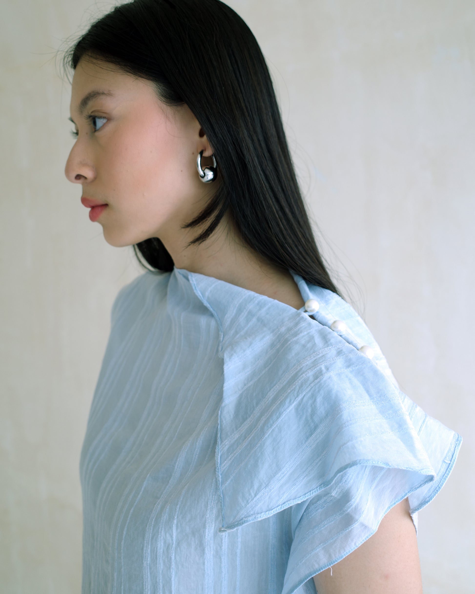 New Nara Top in Blue