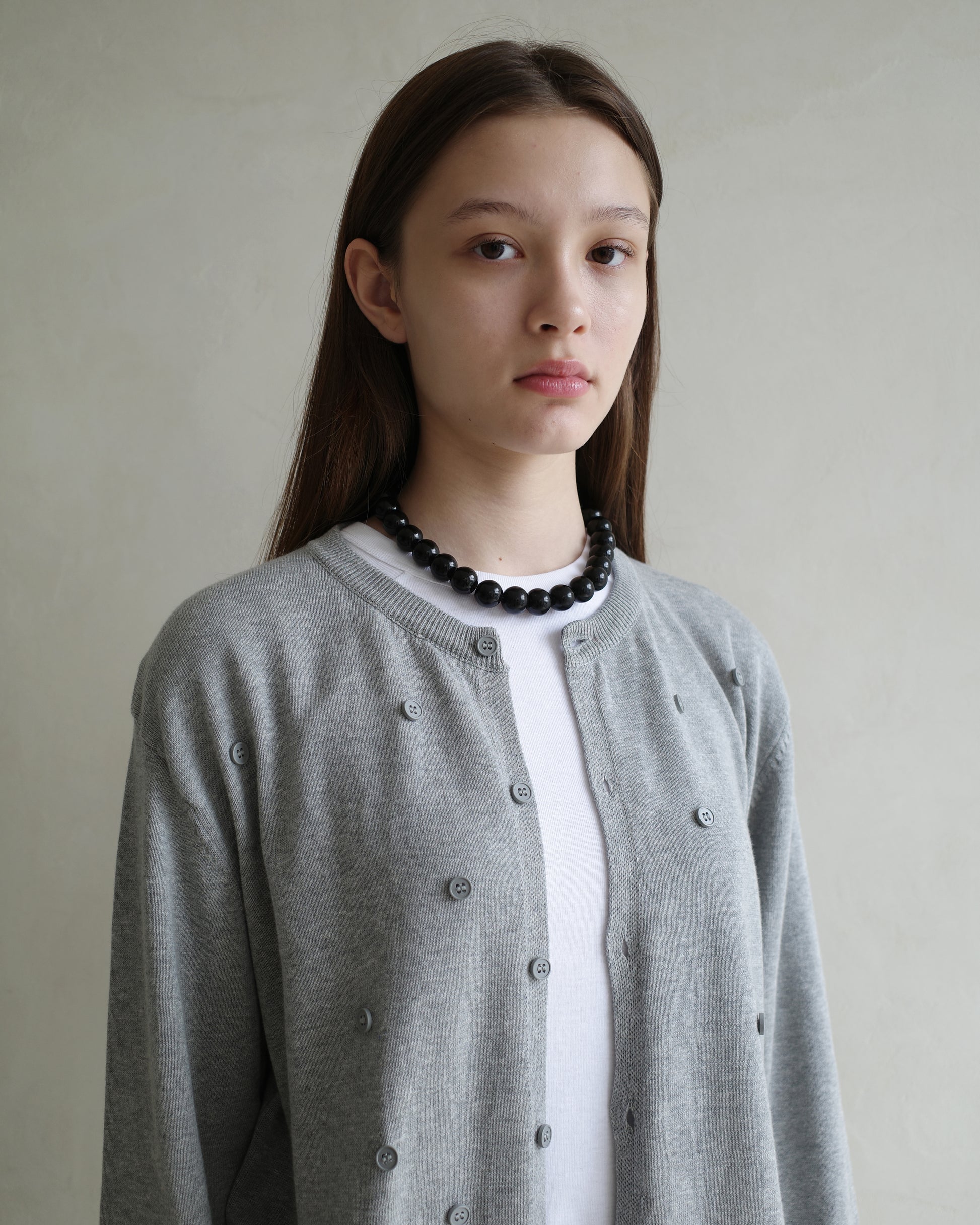 Multi Buttons Cardigan in Grey